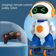 Remote Controller Roller Robot Fun Dancing And Singing Light Pulley