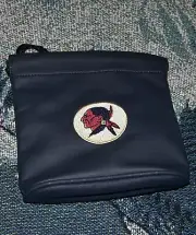 NEW PRG GOLF Embroidered Vinyl Valuables Pouch Bag SEMINOLE GOLF CLUB Navy Blue
