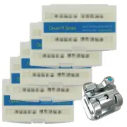5 Orthodontic Self-Ligating Bracket Dental Empower Metal Braces Roth 022 345Hook
