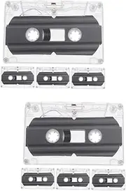 MERRYHAPY 8 Pcs Blank Audio Cassette Tape DIY Cassette Decor Wall Art Material Accessory