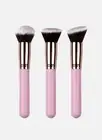 3 x Makeup Brushes Flat Top Angle Soft Kabuki Foundation Brush Beauty Tools Face