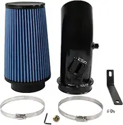 4" Cold Air Intake Pipe Kit with Oiled Filter, Filter System Replacement for 2011-2016 Ford Powerstroke Diesel Engine 6.7L, F-250 F-350 F-450 Super Duty 6.7L Diesel (2011 2012 2013 2014 2015 2016)