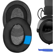 Geekria Cooling Gel Ear Pads for HyperX Cloud II, HyperX Cloud III (Black)