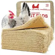 Nest Pads for Chicken Nesting Boxes - 13 x 13 Pads Made in USA from Sustainab...
