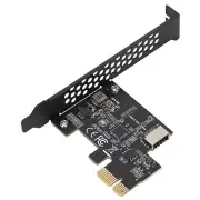 (Black)PCIE To Type E Riser Card Expansion Card USB3.2 PCI E Riser Card For