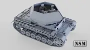 NSM FlakPanzer III, 1/56th Scale,28mm For Bolt Action