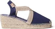 [TONI PONS] Women, Tona, Suede Elastic Strap Wedge Espadrille