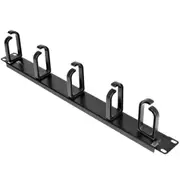 StarTech.com 1U 19in Metal Rackmount Cable Management Panel - Rack cable management kit - 1U - Cable Management Panel - 88.9 mm