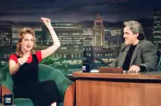 Comedian Alexandra Wentworth during an interview with host Jay Le- Old Photo 1