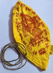 Gomukh Gomukhi + 32 inch TULSI TULASI VAISHNAV ISKCON Mala Kanthi Yoga Prayer
