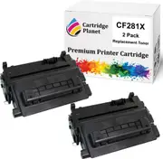 2 Pack Compatible Toner Cartridge Replacement for HP CF281X 81X (25,000 Pages) for HP Laserjet Enterprise M605 M605dn M605n M605x M606 M606dn M630 M630dn M630f M630h M630z