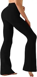 BUBBLELIME 29'/31'/33'/35'/37' 3 Styles Women's High Waist Bootcut Yoga Pants Basic/Out Pockets Tummy Control Workout Flare