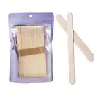 50x Spatula Applicators Scrapers Sterile Sticks Bikini Hair Removal