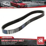 Gates Alternator Micro-V Drive Belt for Mazda Biante CCEAW 2.0L 106kW 4WD Petrol
