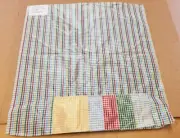 clarence house fabric Sample 100% Rayon- Tyrol Plaid-25"×27"-e1524-2