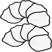 Operitacx 10pcs DIY Iron Embroidery Patches for Clothing Repair and Creative Projects Blank Heat Transfer Applique Patches for Hats Bags and Shirts for and Crafting