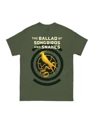 hunger games: the ballad of songbirds and snakes unisex t-shirt (print shop) Classic