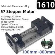 57 Stepper Motor 1610 24V 100-800mm Ball Screw Linear Rail Motion Slide Table
