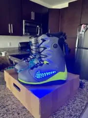 Nike LunarEndor QS LED Snowboarding Boots, Canyon Grey/Blue, Size 10.5