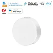 Zigbee Temperature And Humidity Sensor Thermometer Compatible With Alexa Smartth