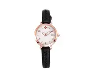 W22 Dream Black Small Fresh Belt Ladies Watch Simple Atmospheric Hand Watch Fashion Round Watch Girls Decoration Wristband Jewelry