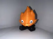 Calcifer From Howls Moving Castle custom 3d Printed anime Statue/ Studio Ghibli