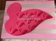 SunnyLife Set Of 2 Pink Flamingo Ice Trays. Brand New In Unopened Package.