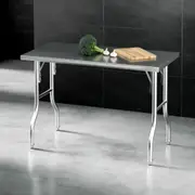 Cefito Stainless Steel Kitchen Benches Work Bench Food Foldable 430