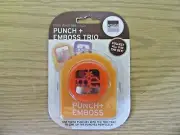 "and" PAPER PUNCH EMBOSS SCRAPBOOKING 1" square, used with trio tray
