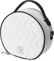 Breast Milk Storage Bag Ladies Golf Bag Tambourine Round Bag Handbag Storage Fashion Design Golf Bag Storage Bag (Size : White)