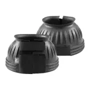 Double Closure No Turn Rubber Bell Boots - Black - M