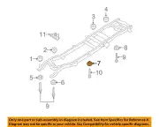 FORD OEM 08-16 F-250 Super Duty Frame Components-Lower Insulator 7C3Z1000155B (for: Ford)