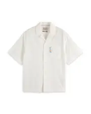 Scotch & Soda Embroidered Relaxed Fit Shirt