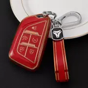 2024 TPU Car Remote Fob Key Fob Cover Case Holder For Cadillac CT5 Escalade ESV