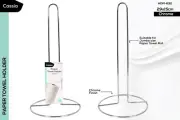 Cassia Paper Towel Holder Chrome 29x15cm HOM-632