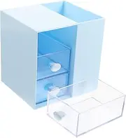Zerodeko Cosmetic Display Cases Makeup Organizer Storage Basket Desktop Storage Box Pen Holder