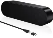 ABRRU Dual 5W Single USB Computer, PC Speakers for Desktop, Laptop Speakers with