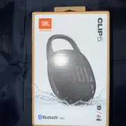 JBL Harman Clip 5 Portable Bluetooth Waterproof Dustproof Speaker Black NEW