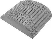 Healeved Lumbar Relaxer Pillow Back Stretcher Posture Correctors for Lower Back Neck Massager Lumbar Stretching Device Back Massager Waist Exerciser Grey