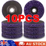 10PCS 125mm Strip Wheel Strip Discs Paint Rust Removal Clean For Angle Grinder