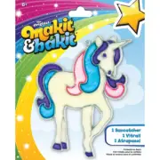 Colorbok Makit & Bakit Suncatcher Kit-Glitter Unicorn