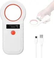Weytoll Pet Microchip Reader Scanner Wireless RFID Handheld Chip Scanner Rechargeable Animal Tags Scanner with OLED Display Support EMID FDX-B(ISO11784/85) 128 Data Storage for Pet Animal Management