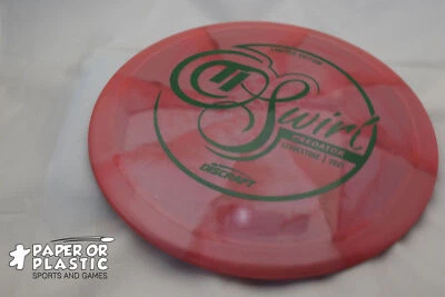 Discraft Ledgestone 2021 TI SWIRL PREDATOR 173 Driver Light Red NEW Matte Green
