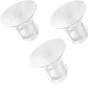 Daseeme 3PCS Milk Pump Flange Inserts Shield Converter Practical Pump Replacement 17mm 19mm 21mm