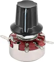 Aexit WTH (Control electrical) 118 1K ohm 2W Single Turn Rotary Taper Carbon Potentiometer (67ry191qf699) w Knob