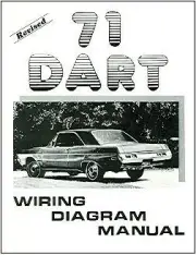 1971 71 DODGE DART WIRING DIAGRAM MANUAL