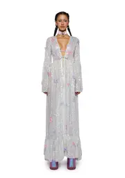 [Club Exx] Electric Daze Sequin Duster - Butterfly Supreme