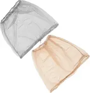 GANAZONO 2Pcs Outdoor Mosquito Head Netting Lightweight Insect Protection for Fishing and Gardening Net Hat for Comprehensive Bug Defense