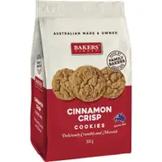 Bakers Cinnamon Crisp Cookies Biscuits 300g