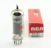 New Qty 1 RCA 6AJ8 ECH81 Grey Plates O Getter Made in GT BRITIAN NOS Vacuum Tube